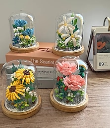olcso -nőnapi ajándék építőkockák, készítsen gyönyörű virágcsokrokat ezzel az 1 db-os virágépítő készlettel - tökéletes felnőtteknek&amp; gyerekek! anyák napi ajándékok anyának