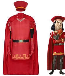 economico -Shrek Signore Farquaad Costume Cosplay Cosplay di film for Per uomo Per donna Ragazzi Bambini Adulti Halloween Carnevale Giornata universale dell'infanzia