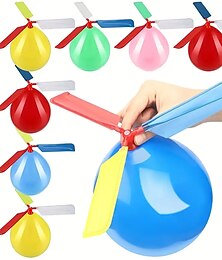 preiswerte -Ballon-Hubschrauber, Luftballons, die mit Pfeife fliegen, fliegende Spielzeuge für Kinder, Geburtstagsparty-Spielzeug, Strumpffüller, Rückgabegeschenke für Jungen und Mädchen, Babyparty-Partys,