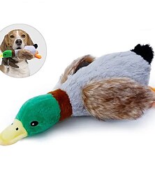 levne -roztomilá plyšová kachna zvuková hračka vycpané pískací zvířátko pískací hračka pro psy čištění zubů pes žvýkací lano hračky