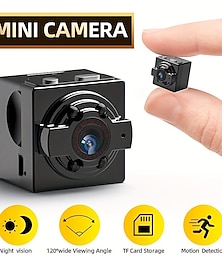 billige -mini dv kamera med HD ir nattsyn bevegelsesdeteksjon & trådløs videoopptak - perfekt for utendørssport & luftopptak