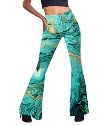 olcso -Retro Vintage 1960-as 1970-es Évek Alkalmi Férfi Funky Harang Alsó Nadrág Széles Szárú Nadrág Hippie Disco Női Napijelmez Büszkeség Felvonulás Büszkeség Hónap Felnőttek Nadrág