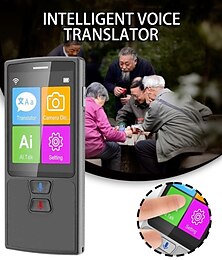 baratos -dispositivo tradutor de voz de novo idioma tradutor portátil 2 vias 72 idiomas em tempo real