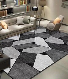 cheap -Geometric Living Room Floor Mat Carpet Abstract Area Rug Bedroom Bedside Covered Rectangular Coffee Table Carpet
