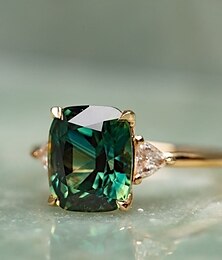 economico -Anello Matrimonio Stile vintage Oro Cromo Prezioso Personalizzato Vintage 1 pc