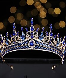 economico -diademi nuziali di cristallo barocco di lusso corona di strass diadema nuziale accessori per capelli da sposa per gioielli di moda femminile