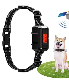 cheap -GPS Wireless Dog Fence Electric Dog Fence Pet Containment SystemRange 33-999 Yard Adjustable Warning Strength Rechargeable Harmless and Suitable for All Dogs(New Model for 2023!)