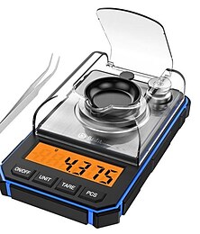 billige -elektronisk digital vægt bærbar minivægt højpræcision professionel lommevægt milligram 0,001g/50g kalibreringsvægte