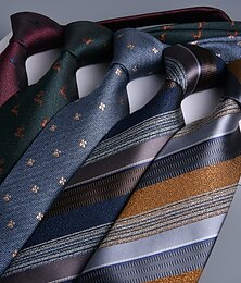 abordables -Homme Cravate Cravates Classique Imprimer Imprime Mariage Fête d'anniversaire