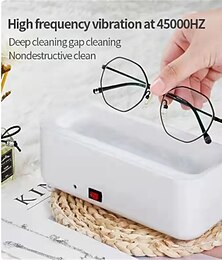 abordables -Machine de nettoyage à ultrasons machine de nettoyage de vibrations multifonctionnelle bijoux lunettes montre machine de nettoyage de prothèses dentaires