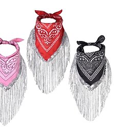 levne -18. století 19. století stát Texas Paisely Bandana Kovbojka Západní kovboj Třásně Žakár Maškarní kostým Dámské Dívčí předvečer Všech svatých Karneval Plesová maškaráda Karneval Dovolená Večírek