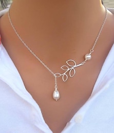 cheap -Women's necklace Fashion Outdoor Leaf Necklaces