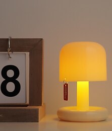economico -mini lampada da tavolo luce notturna al tramonto lampada da comodino camera da letto ricaricabile usb creativa per bambini regalo di compleanno per bambini decorazioni per la casa