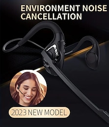 abordables -Casque à conduction aérienne sans fil écouteurs stéréo avec micro antibruit pour répondre aux appels musique écouteurs sans fil pour la course la conduite la randonnée et le travail