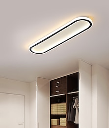 baratos -luz de teto led moderna 15,6-39 polegadas luz de teto embutida 16-42 watts luminária pendente de metal adequada para sala de estar quarto sala de jantar corredor do escritório ac110v ac220v