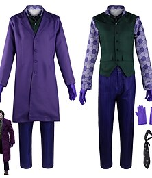 levne -Temný rytíř Klaun Cosplay kostým Úbory cosplay Filmové kostýmy for Pánské Dospělé Karneval Plesová maškaráda
