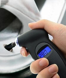 economico -retroilluminazione del manometro della pressione dei pneumatici per auto monitoraggio digitale della pressione dei pneumatici ad alta precisione display lcd del misuratore della pressione dell'aria