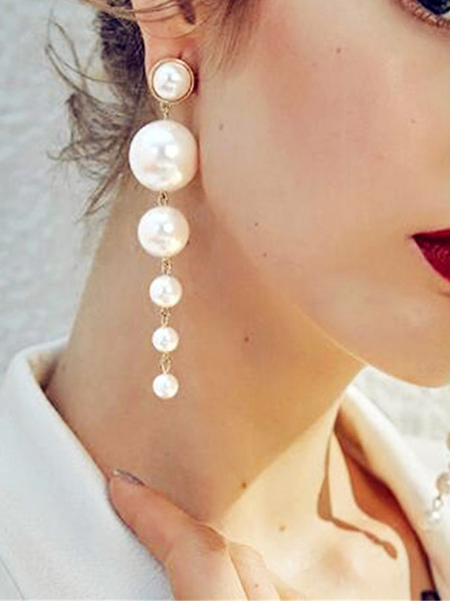 abordables -Mujer Pendientes Moda Exterior Geometría Arete