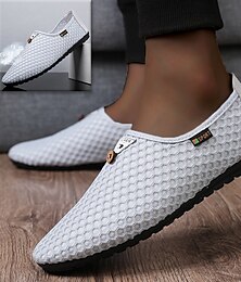 economico -Scarpe slip-on leggere da uomo in rete – mocassini casual traspiranti con suola antiscivolo per camminare, guidare e viaggiare d'estate