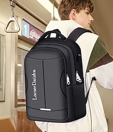 abordables -Men's Backpack Large Capacity Oxford Waterproof Travel Backpack Multifunctional Backpacks Leisure Business Computer Backpack