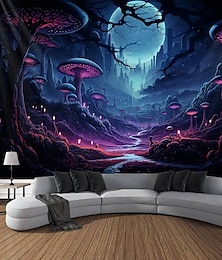 levne -trippy houba psychedelický závěsný gobelín nástěnné umění velký gobelín nástěnná malba výzdoba fotografie pozadí přikrývka opona domácí ložnice dekorace obývacího pokoje