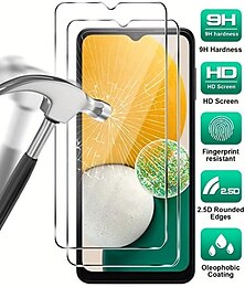 Недорогие -2 штs Защитная пленка Назначение Samsung Galaxy A54 A34 A14 A73 A53 A33 A23 A13 A72 A52 A42 A32 A22 A12 A02 A71 A51 A41 A31 A21 A11 A01 Закаленное стекло Уровень защиты 9H