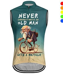 abordables -Hombre Chaleco de Ciclismo Maillot de Ciclismo Sin Mangas Bicicleta Chalecos Maillot Camiseta con 3 bolsillos traseros MTB Bicicleta Montaña Ciclismo Carretera Transpirable Secado rápido Dispersor de