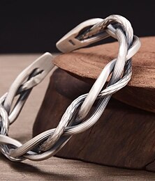 economico -Per uomo Per donna Braccialetti Retrò Tema vintage Classico Legno Gioielli braccialetto 1# / 2# / 3# Per Giornaliero Appuntamento Festival