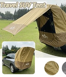 cheap -Car Tail Extension Tent Sunshade Rainproof Outdoor Self-driving Tour Barbecue Camping Car Travel Tent Trunk Tent