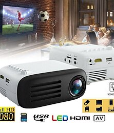 baratos -7000 Lumens Full HD 1080P Mini LED Projector Home Theater Cinema USB HDMI AV 4K