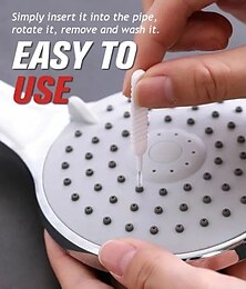 economico -10pcs pennello per la pulizia del foro del soffione doccia bianco piccolo pennello poro gap pulito anti-intasamento nylon per la casa quotidiana anti-blocco pulizia multifunzionale draga