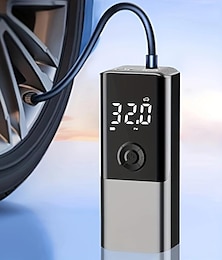 voordelige -draadloze autoband inflator pomp 150psi draagbare luchtcompressor pomp voor autoband met 6000mah batterij band pomp met led licht voor auto fiets motor bal