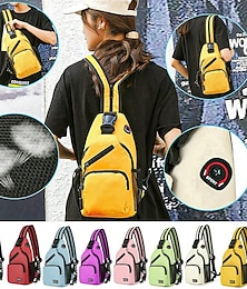 economico -1 borsa a tracolla per zaino a tracolla con foro per auricolari zaino da viaggio zaini multifunzionali borsa da scuola posteriore, regalo di ritorno a scuola
