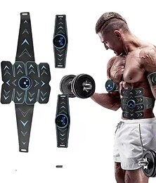 olcso -ems abs tréner hasi elektrostimulátor elektrostimuláció usb feltöltött fitnesz otthoni edzés edzőterem izomtónus övek masszírozó