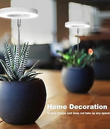 billige -vekstlys for innendørs planter led fullspekter plantelys uv rød blå høydejusterbart vekstlys med 3 dimbare lysstyrker med timer for små planter