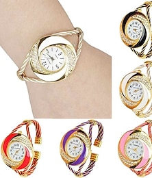 abordables -Relojes de marca de lujo para mujer, reloj de pulsera grande con diamantes de imitación, reloj vintage de moda para mujer, reloj saat, relojes femeninos