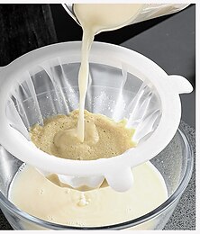 economico -colino a rete in nylon ultra fine da cucina setaccio a rete per yogurt alimentare scolapasta in rete di plastica con manico mini rete di separazione per gamberetti salamoia per filtrare succo succo