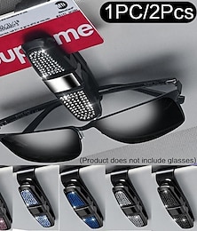 olcso -1db/2db autós szemüveg tartó multifunkciós autós szemüveg tartó autós gyémánttal kirakott szemdoboz napellenző kártyatartó stonego női tároló