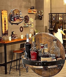 economico -Espositore per liquori in legno espositore per articoli consolle decorazioni per ripiani da bancone