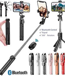 cheap -Extendable Handheld Selfie Stick Bluetooth Remote Control Three-in-one Integrated Self-timer Tripod Mobile Phone Bracket Remote Control for Selfies