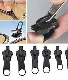 cheap -6pcs Fix Zip Puller Set- Zip Slider Repair Instant Kit - Fix Zipper Removable Rescue Replacement Pack, Instant Zipper Set
