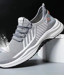 preiswerte -Herren Turnschuhe Freizeitschuhe für Herren Sportlicher Look Flyknit Schuhe Rennen Basketball Schuhe Wandern Vintage Sport Brautkleider schlicht Outdoor Täglich Fliegendes Weben Atmungsaktiv