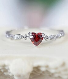 billige -Dame Ringer Romantikk Valentinsdag Hjerte Ringe