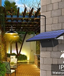 お買い得  -ソーラーペンダントライト屋外防水 LED ランプシャンデリア装飾屋内小屋納屋の部屋用