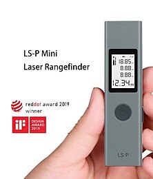 billiga -duka laseravståndsmätare usb uppladdningsbar 40m högprecisionsmätinstrument handhållen mini ls-p smart digital avståndsmätare för areavinkelmätning