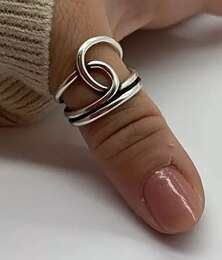 cheap -Women's Rings Fashion Outdoor Geometry Ring