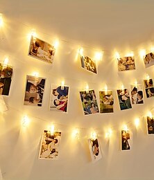 Недорогие -элегантные гирлянды для фотосъемки на свадьбу, вечеринку или прием – медная проволока 1,5 м/3 м/6 м, водонепроницаемая, теплого белого цвета, для спальни и праздничного декора