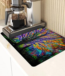 abordables -tapis de vidange de cuisine tapis sec table de lavage domestique tapis absorbant tapis antidérapant sous-verre