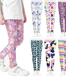 voordelige -Kinderen Voor meisjes Legging dier Actief Buiten Katoen 3-7 jaar Zomer Rode aap Paarse kroon Witte kroon
