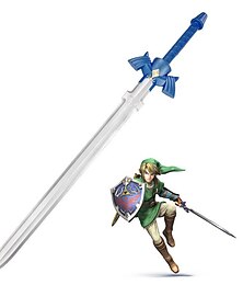 economico -leggenda di zelda link scudo cosplay anime oggetti di scena scudo di gomma